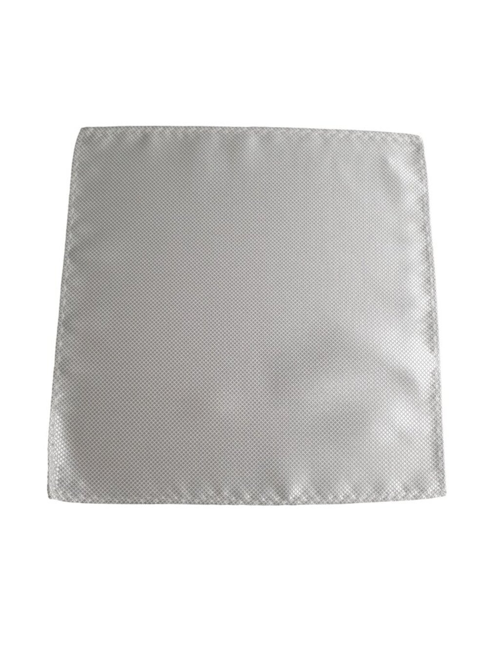 White Pocket Square Silk Formal Accessory Suit Wedding Prom Gift Fashion Party